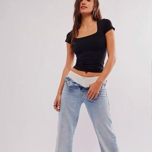 Free People clean lines cami black